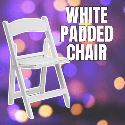 White Padded Chair