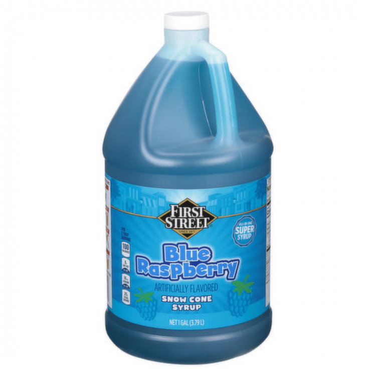 Snow Cone Syrup Blue Raspberry (1 Gallon)