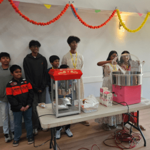 Cotton candy and popcorn concession station in Phoenix Arizona