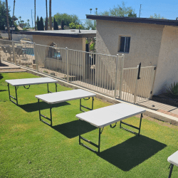 kids white table 4ft party rental phoenix az 1770965029 4ft Kids Table