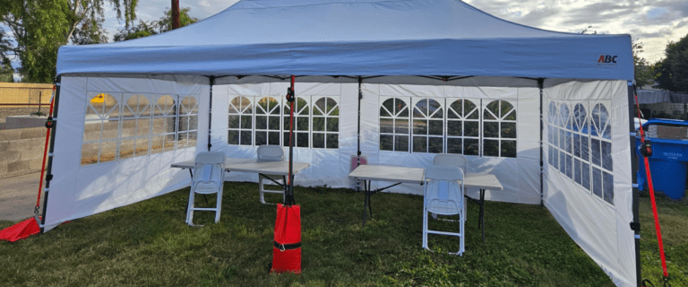 Event tent rentals in Phoenix Arizona for outdoor parties