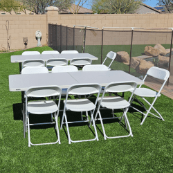 white table 6ft party rental phoenix az 1770965349 6ft Rectangular Table