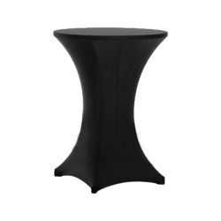 32” Cocktail Table Linen – Black