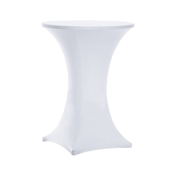 32” Cocktail Table Linen – White