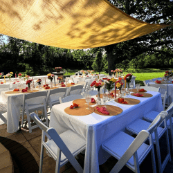 white padded chair wedding White Resin Chair